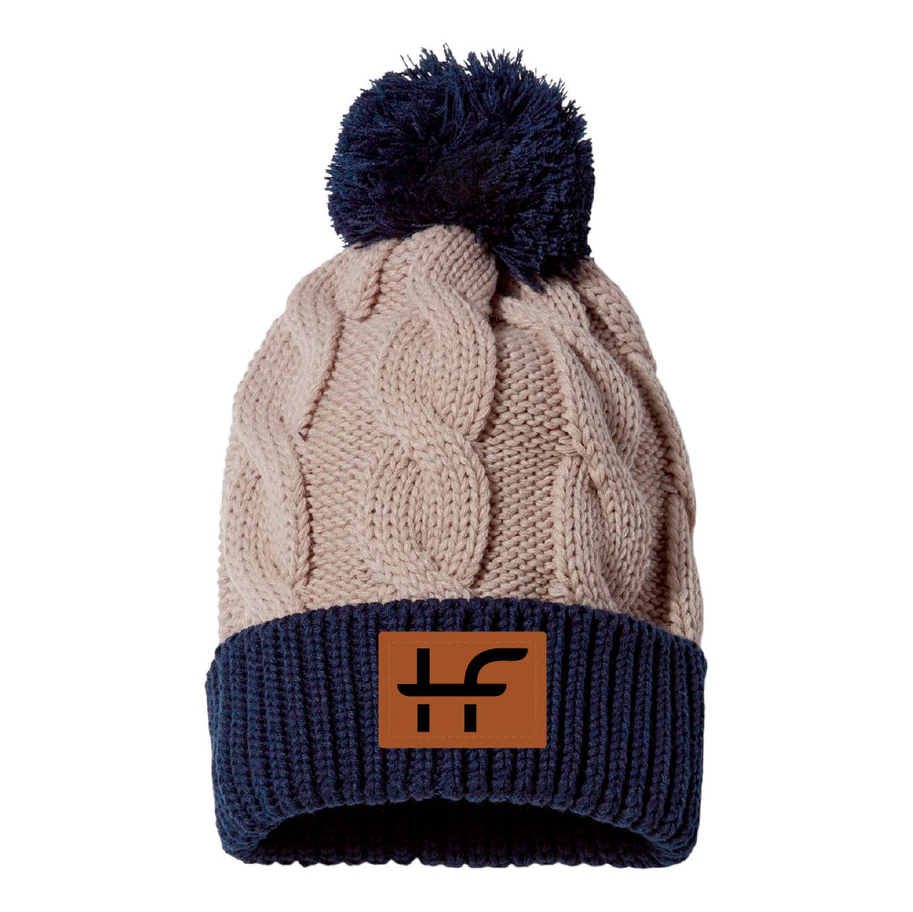 HealthFitness Chunk Twist Cuffed Beanie