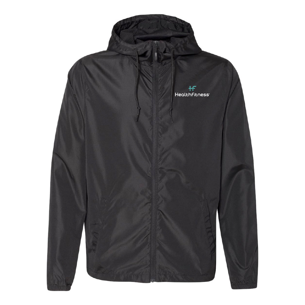 HealthFitness Lightweight Windbreaker Full-Zip Jacket