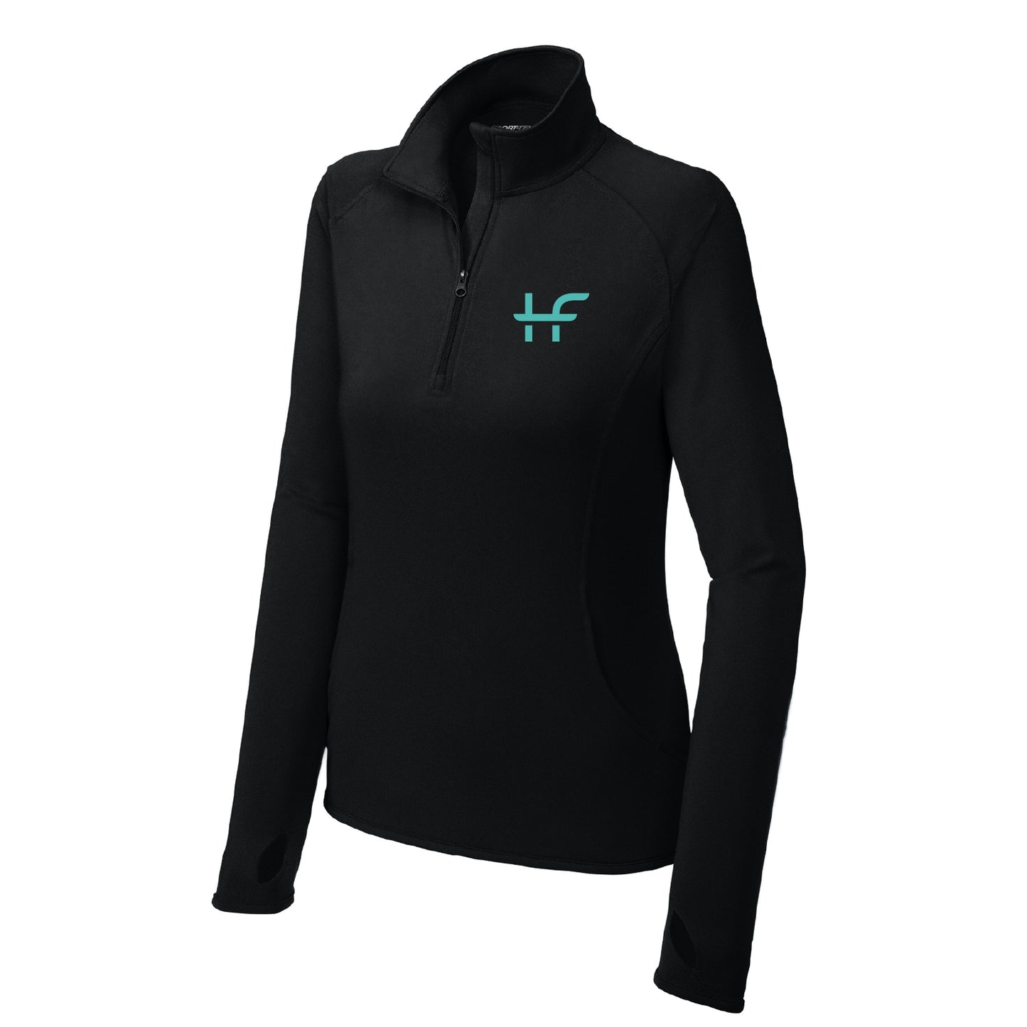 HealthFitness Ladies Sport-Wick Stretch 1/2-Zip (HF)