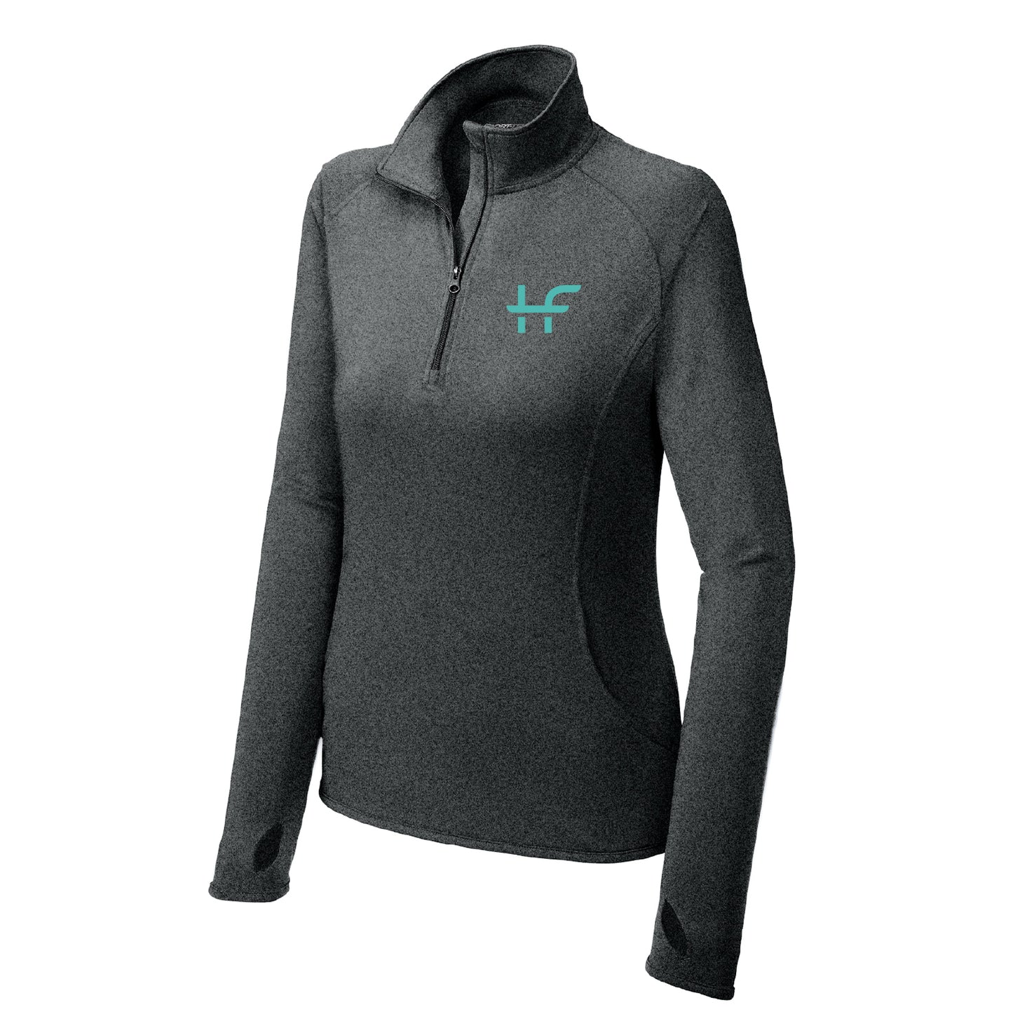 HealthFitness Ladies Sport-Wick Stretch 1/2-Zip (HF)