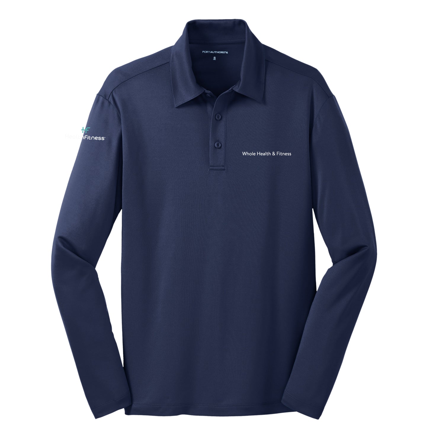 Uniform Silk Touch™ Performance Long Sleeve Polo (WH&F)