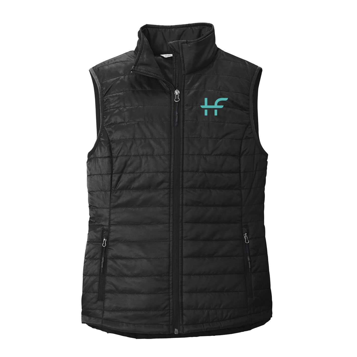 HealthFitness Ladies Packable Puffy Vest (HF)