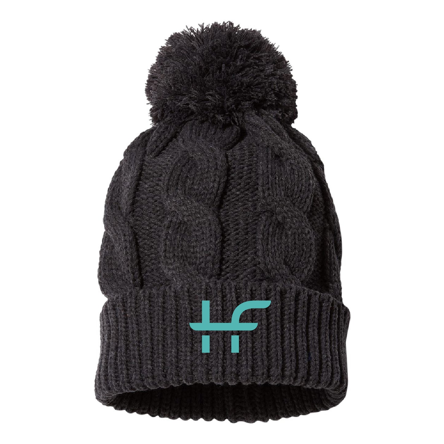 HealthFitness Chunk Twist Cuffed Beanie (HF)