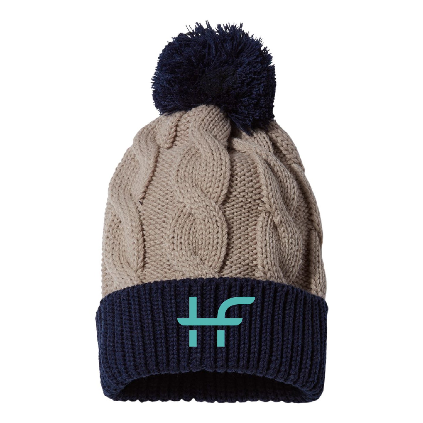 HealthFitness Chunk Twist Cuffed Beanie (HF)