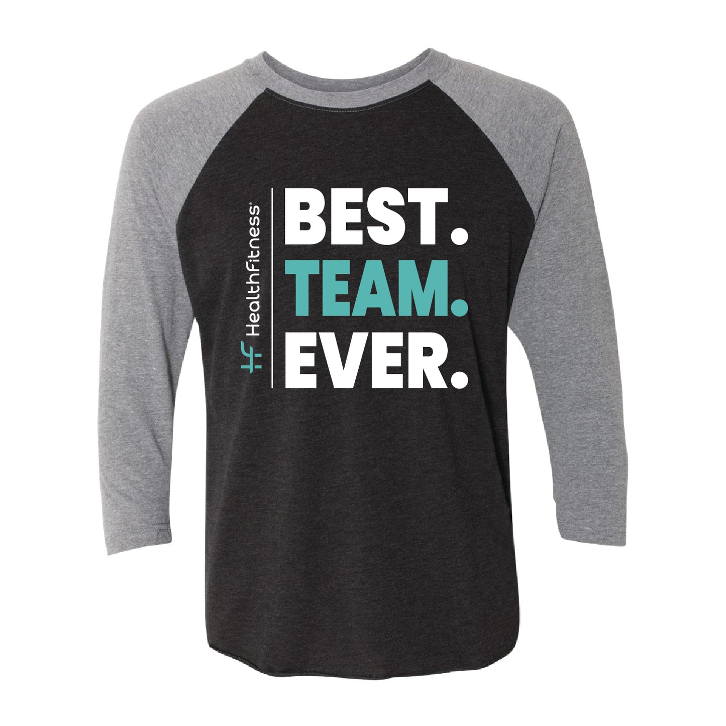 HealthFitness Unisex Best Team Ever Raglan Bundle