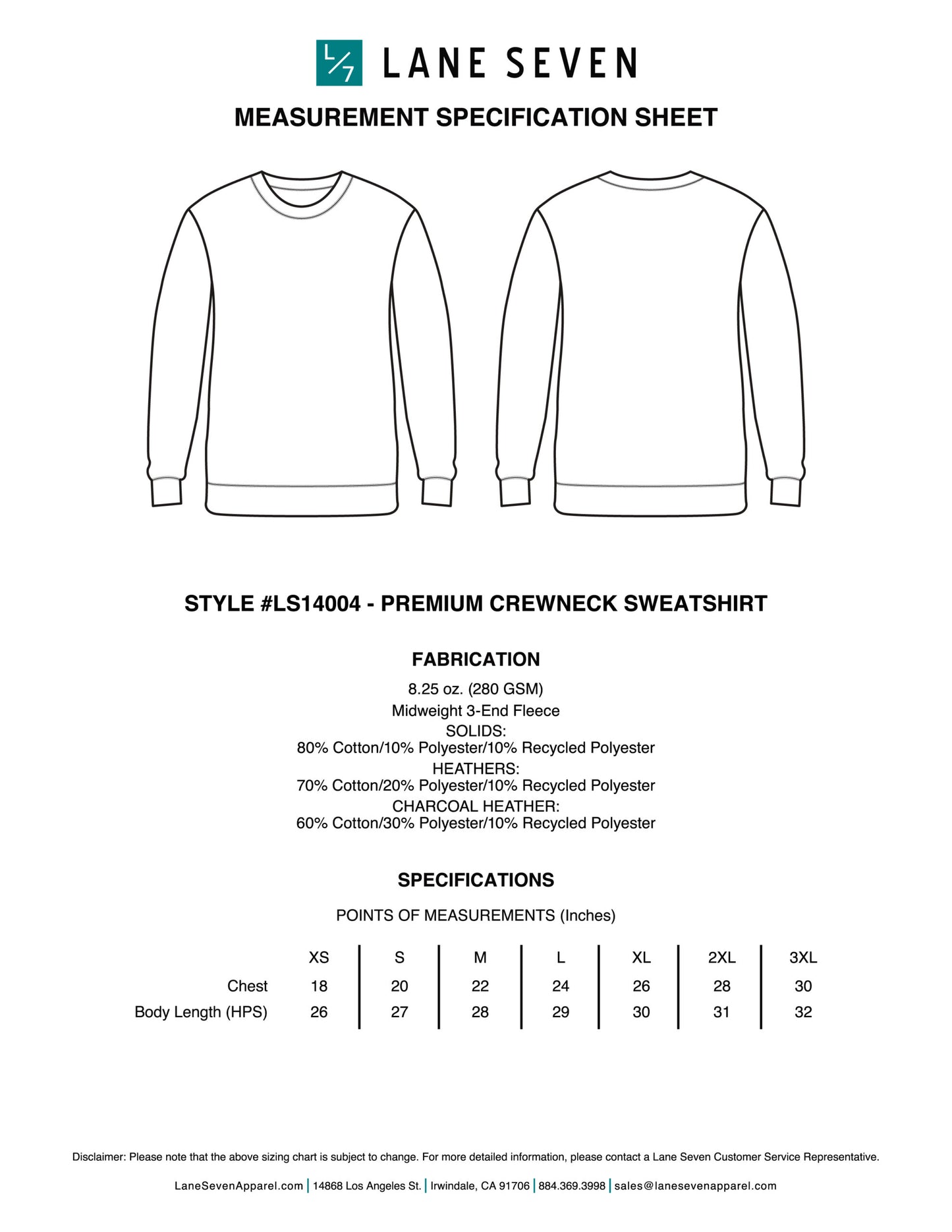 HealthFitness Premium Crewneck Sweatshirt (FIT)