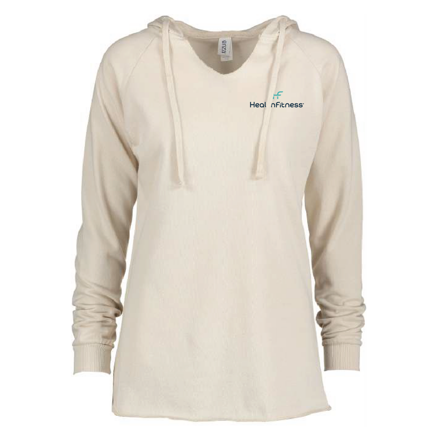 HealthFitness Ladies Beach Fleece Pullover Hood