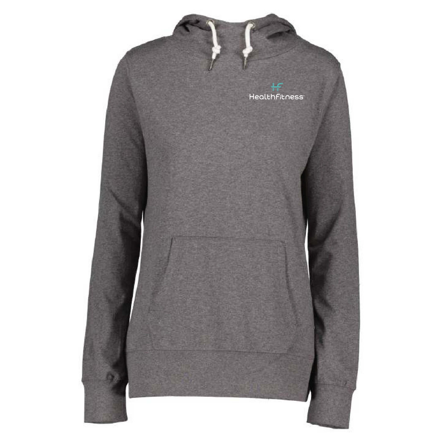 HealthFitness Ladies Long Sleeve Funnel Neck Hooded Tee
