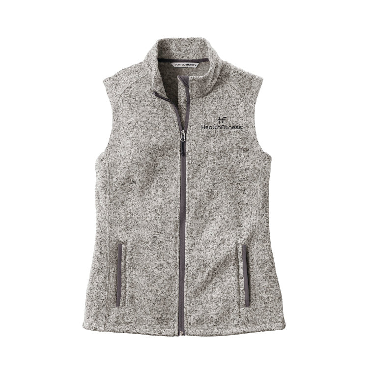 HealthFitness Ladies Sweater Fleece Vest