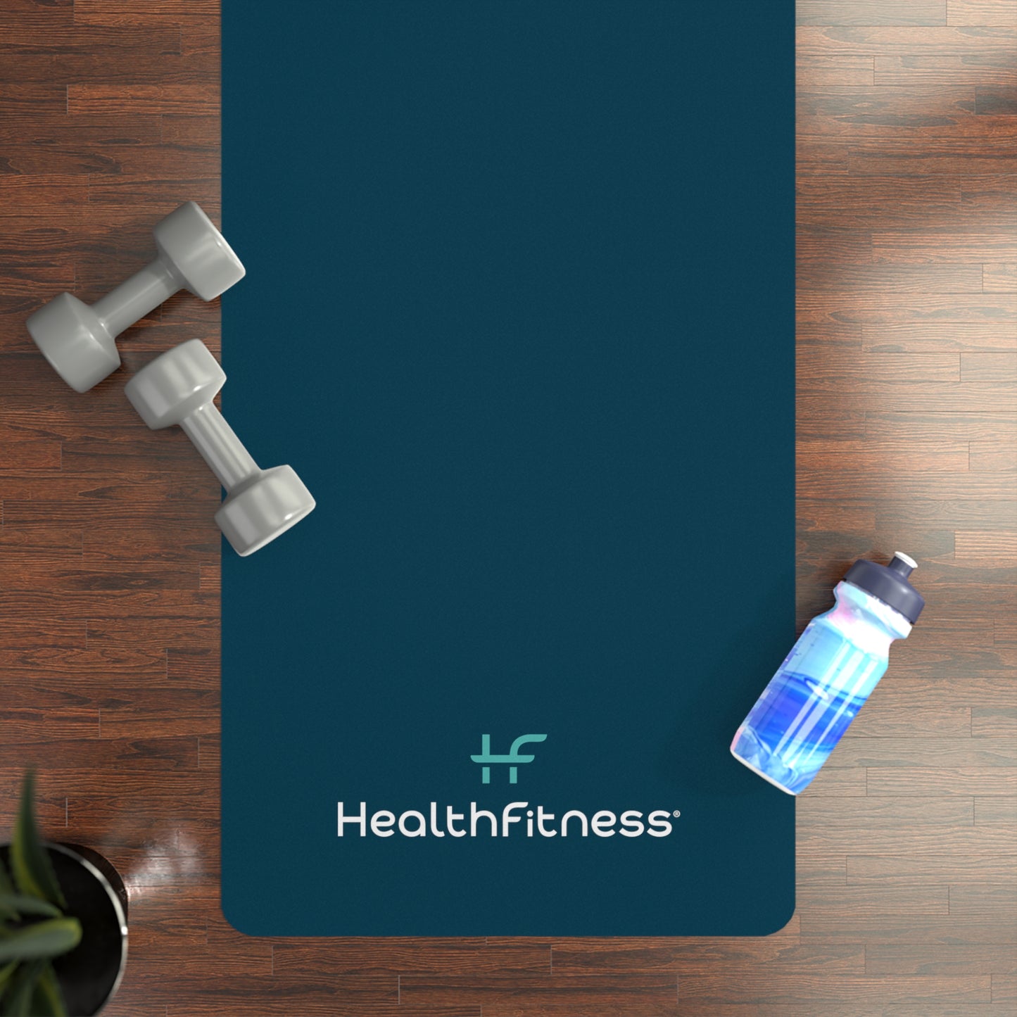 HealthFitness Rubber Yoga Mat