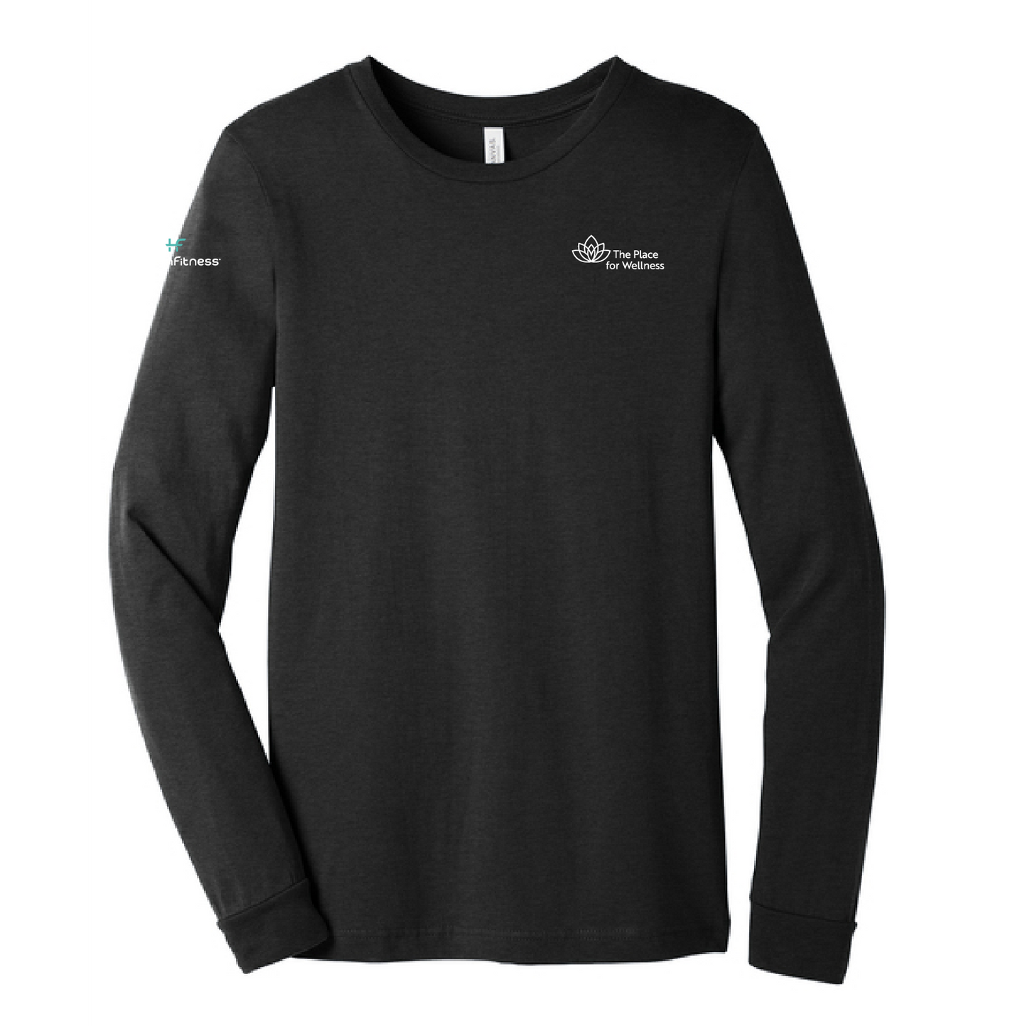HealthFitness + TPFW Unisex Heather CVC Long Sleeve Tee