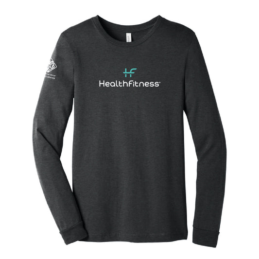 HF World Bank Unisex Heather CVC Long Sleeve Tee