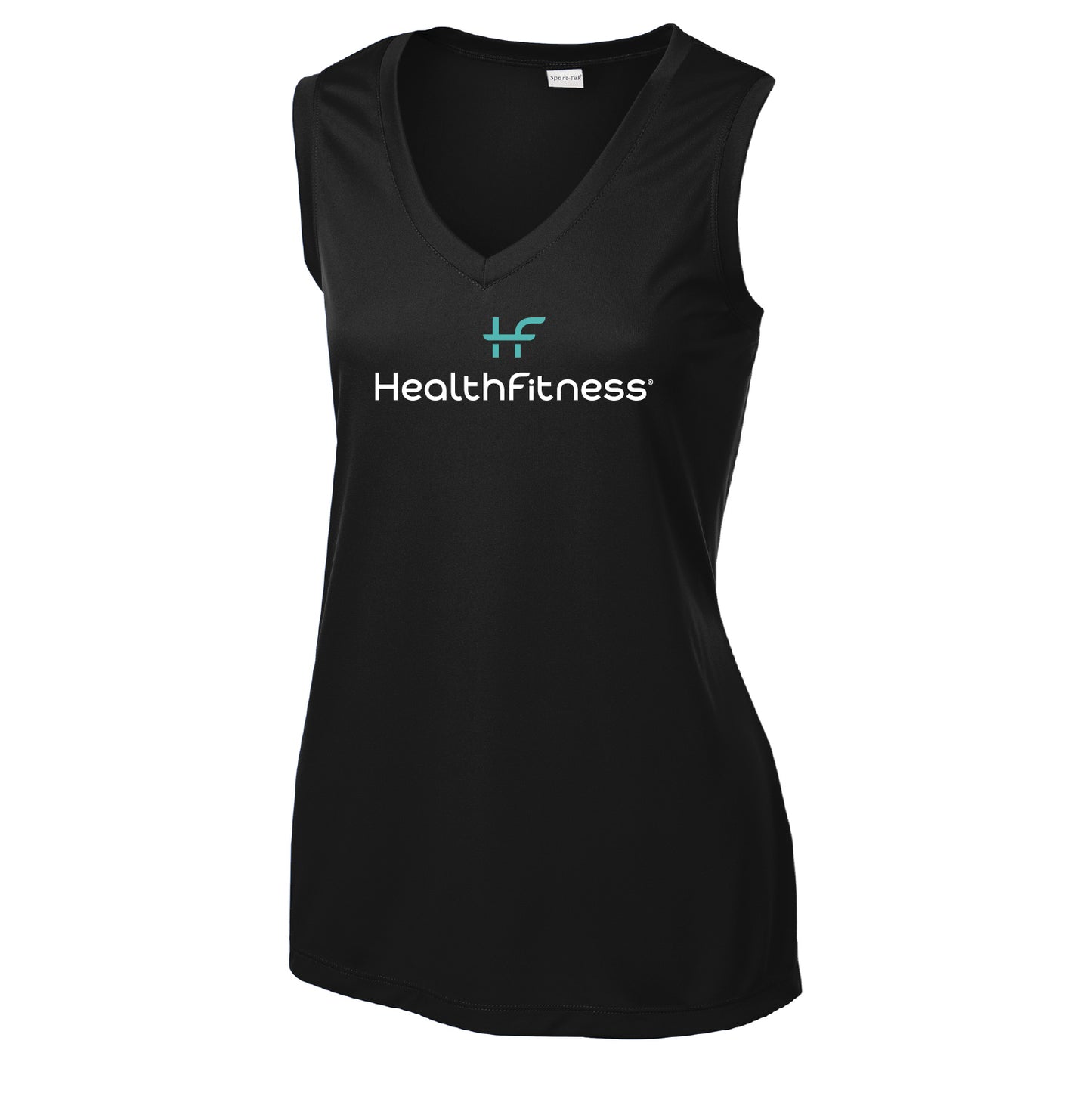 HealthFitness Ladies Sleeveless V-Neck Tee (HF FF)