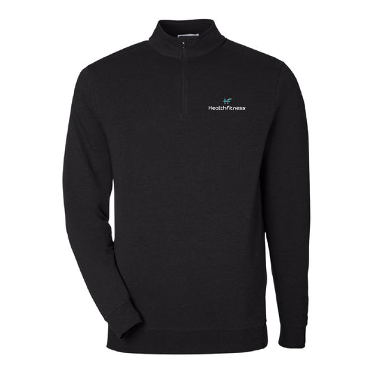 HealthFitness Cloud French Terry Quarter-Zip Pullover