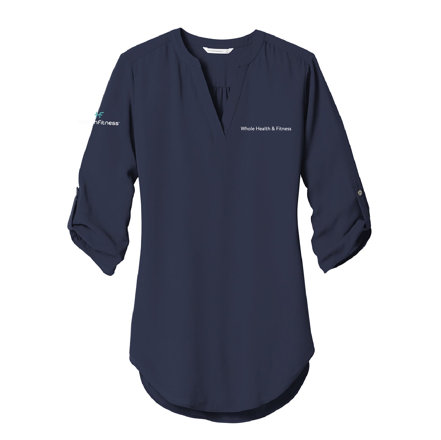 Uniform Ladies 3/4-Sleeve Tunic Blouse (WH&F)