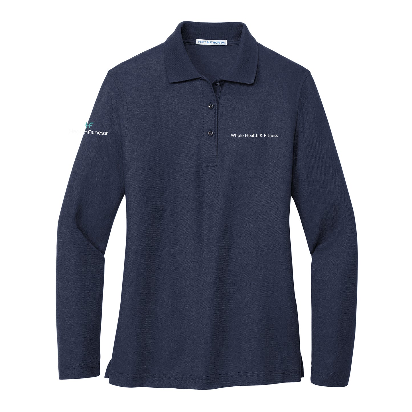 Uniform Ladies Silk Touch™ Long Sleeve Polo (WH&F)