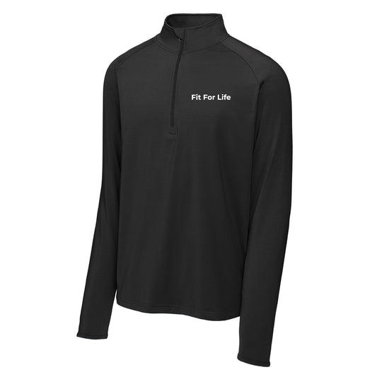 Fit For Life Sport-Wick® Stretch 1/4-Zip Pullover