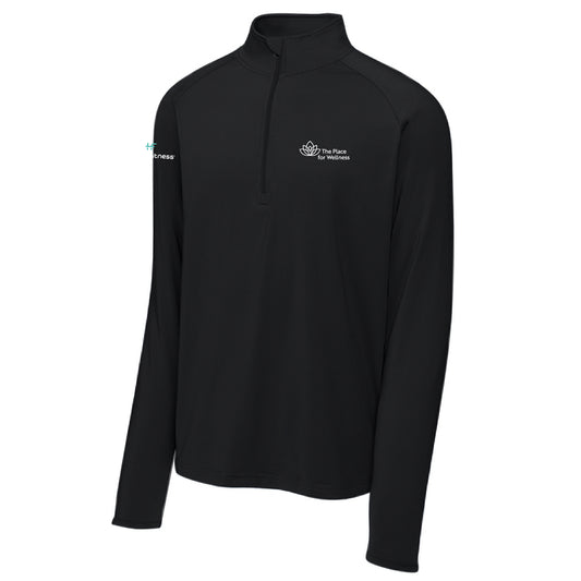 HealthFitness + TPFW Ladies Sport-Wick® Stretch 1/4-Zip Pullover