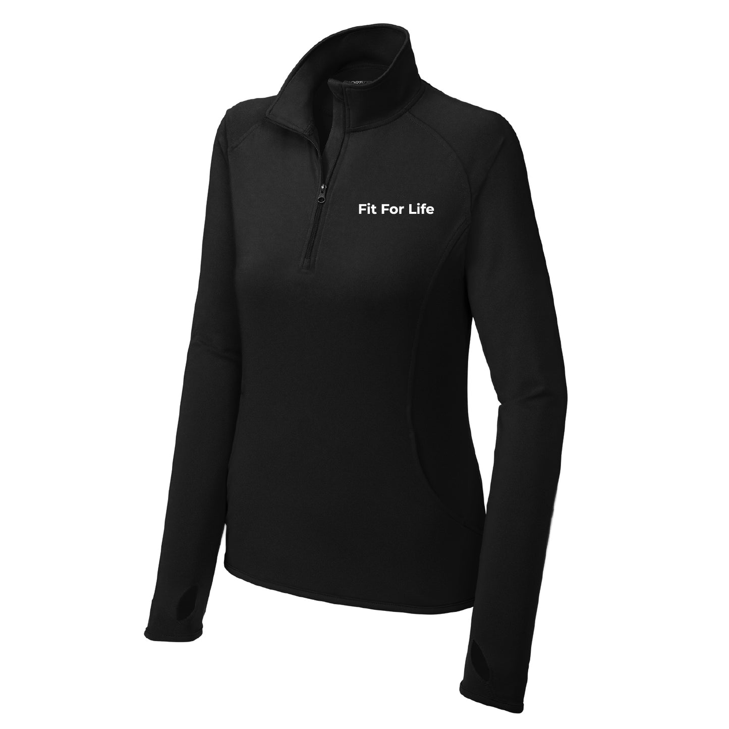Fit For Life Women's Sport-Wick® Stretch 1/4-Zip Pullover